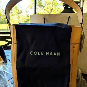 NWT Cole Haan Bucket Tote Beige
